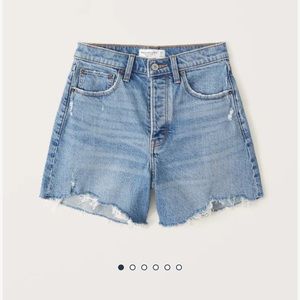 Abercrombie and Fitch High Rise Dad Shorts